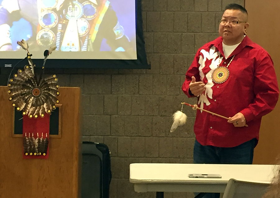 Sharing traditional stories, helps keep Native American oral traditions alive, Prescott said.