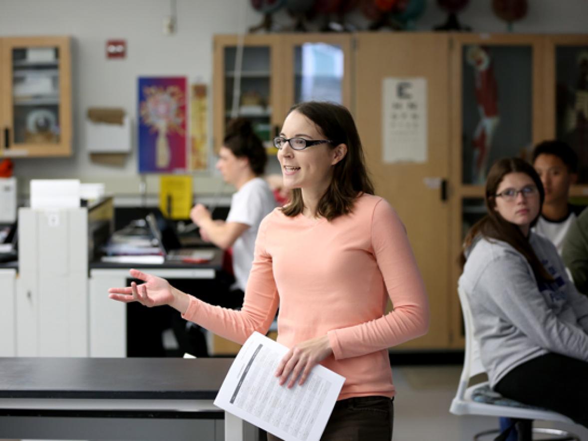 New instructor’s passion for science began at STEPS for Girls Featured Image
