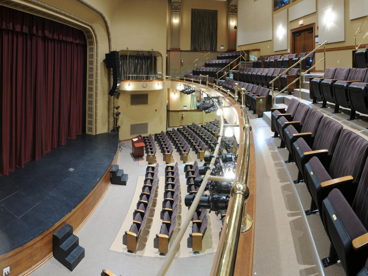 Harvey Hall Theatre will be the site of Free Speech at UW-Stout on Wednesday, Oct. 18.