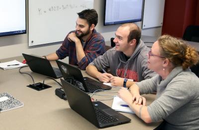 UW-Stout students in the Quantitative Research Methods course.