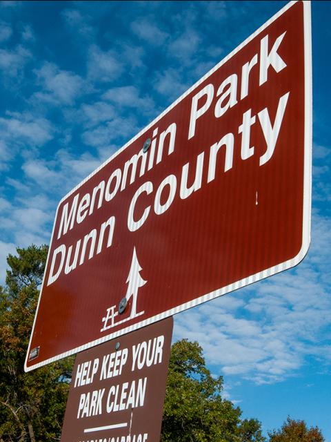 Menomin Park, near Lake Menomin, has 34 acres of prairie and 147 acres total. Students’ work will help Dunn County determine how to manage the prairies.